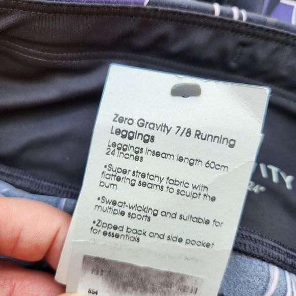 NWT Sweaty Betty Zero Gravity 7/8 Length Running Leggings - Size XXS - Picture 14 of 14